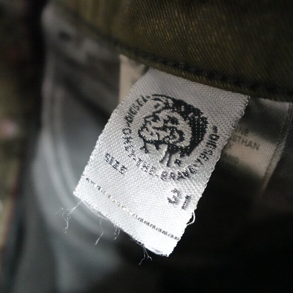 Diesel Jeans 32 x 32 Green D-Bazer Tapered - Picture 11 of 16